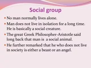 Social group