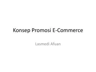 konsep promosi e commerce
