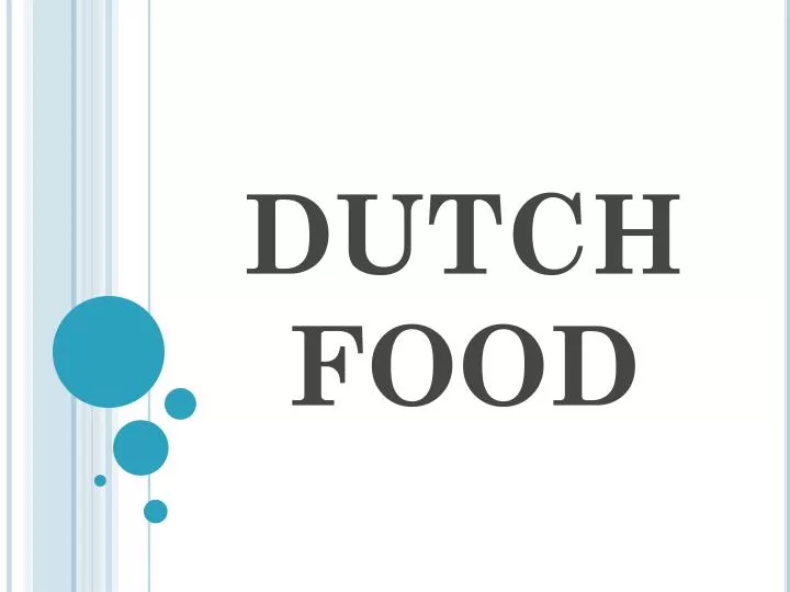 dutch food