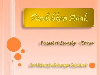 pasutri sandy erna