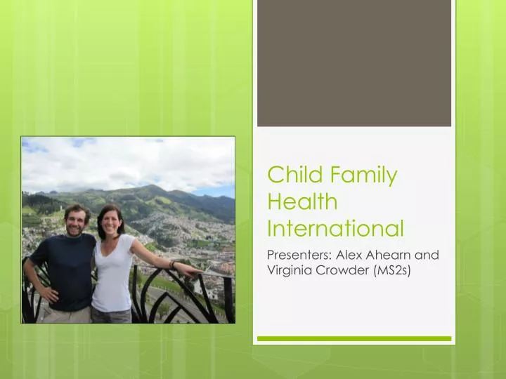 child family health international