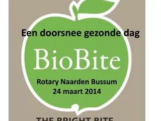 een doorsnee gezonde dag