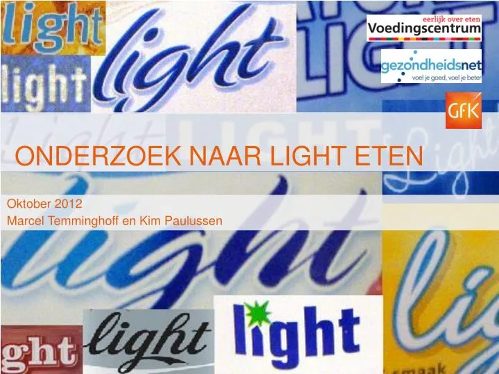 onderzoek naar light eten