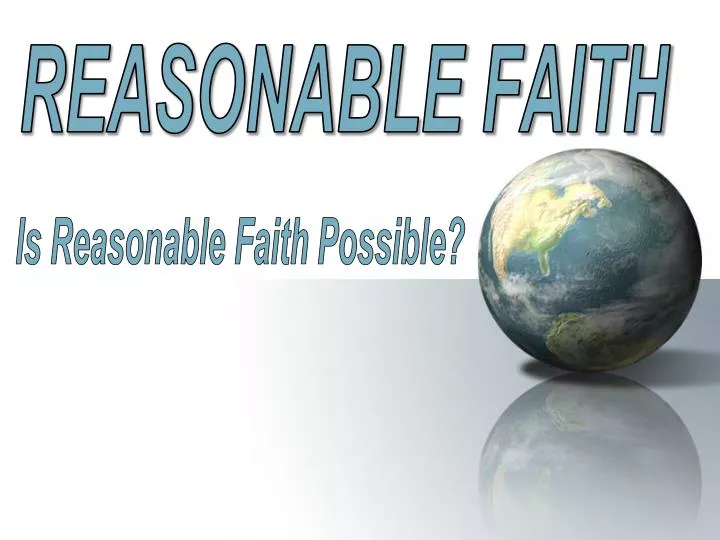 reasonable faith