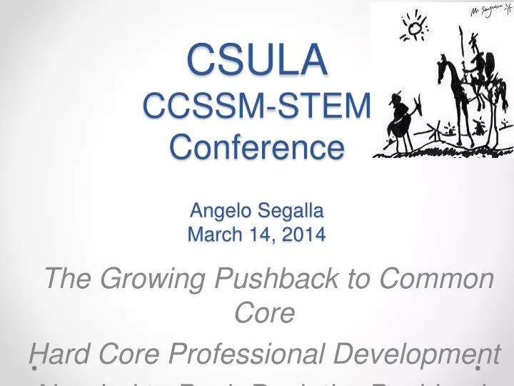 csula ccssm stem conference angelo segalla march 14 2014