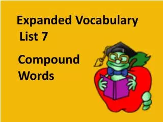 Expanded Vocabulary