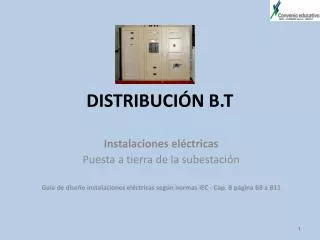 distribuci n b t