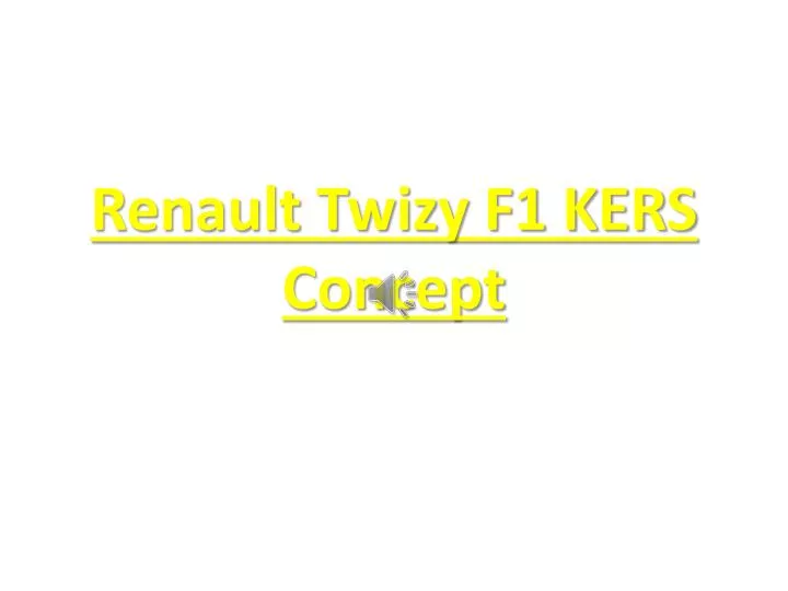 renault twizy f1 kers concept