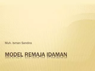 muh isman sandira