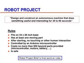 ROBOT PROJECT