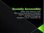 Socially Accessible - slide 1