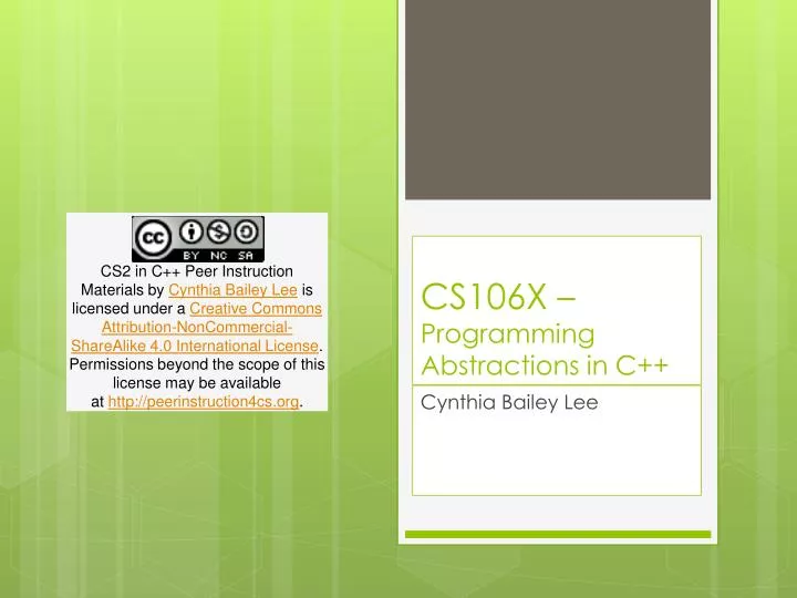 cs106x programming abstractions in c