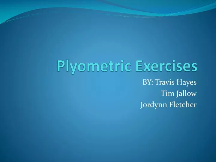 plyometric exercises