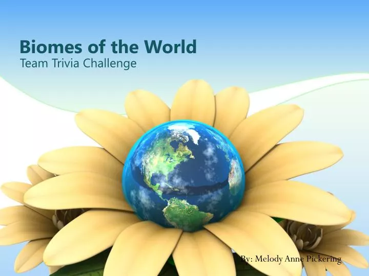 biomes of the world
