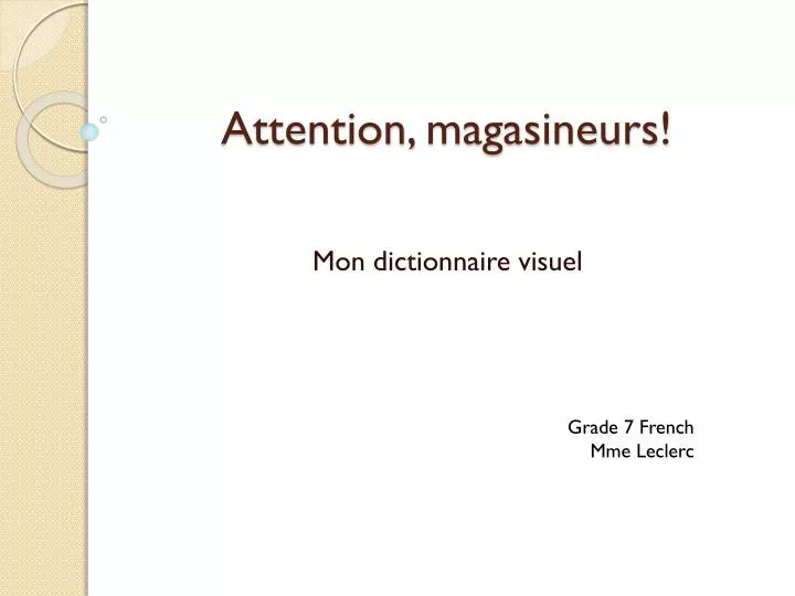 attention magasineurs