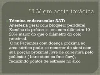 tev em aorta tor cica