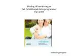 Förslag till revidering av det Folkhälsopolitiska programmet från 2006 - slide 1