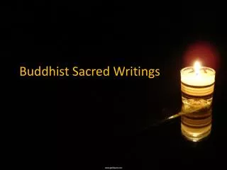 Buddhist Sacred Writings