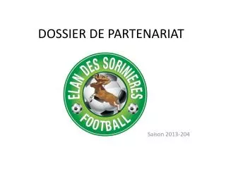 dossier de partenariat