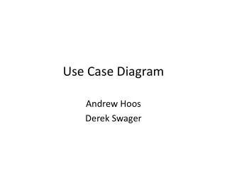 Use Case Diagram