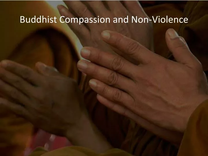 buddhist compassion and non violence