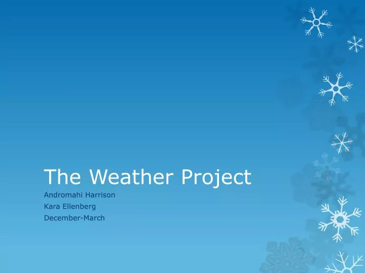 the weather project