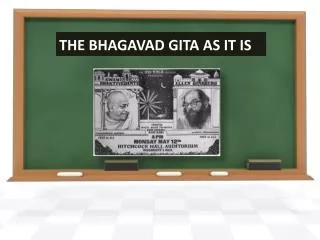 THE BHAGAVAD GITA AS IT IS