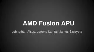 AMD Fusion APU