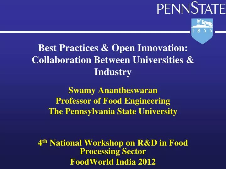 best practices open innovation collaboration between u niversities industry