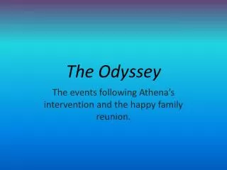 The Odyssey