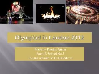 Olympiad in London 2012