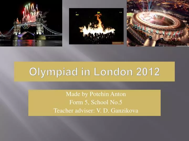 olympiad in london 2012