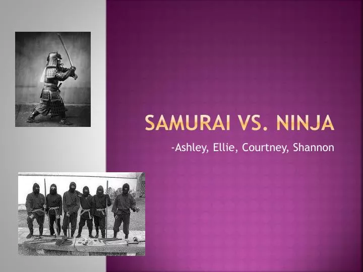 samurai vs ninja