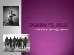 Samurai vs. Ninja - slide 1