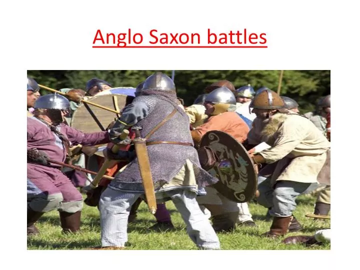 anglo saxon battles