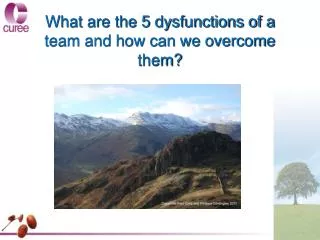 What are the 5 dysfunctions of a team and how can we overcome them?