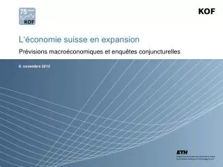 l conomie suisse en expansion