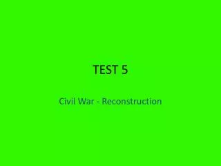 test 5