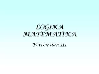 logika matematika
