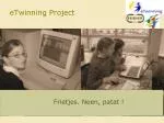eTwinning Project - slide 1