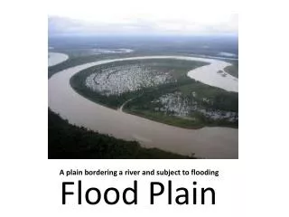 A plain bordering a river and subject to flooding