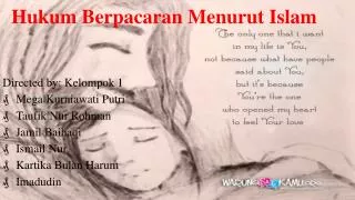 hukum berpacaran menurut i slam