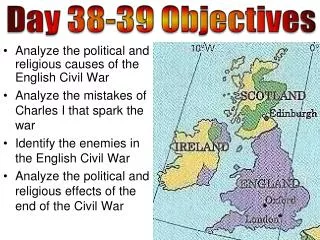 Analyze the political and religious causes of the English Civil War