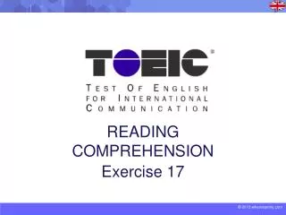 READING COMPREHENSION Exercise 17