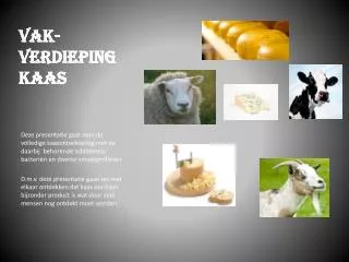 vak verdieping kaas