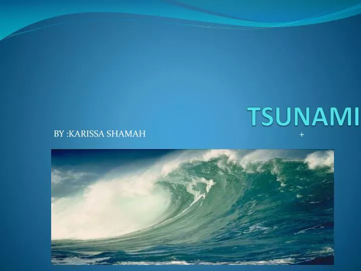 tsunami