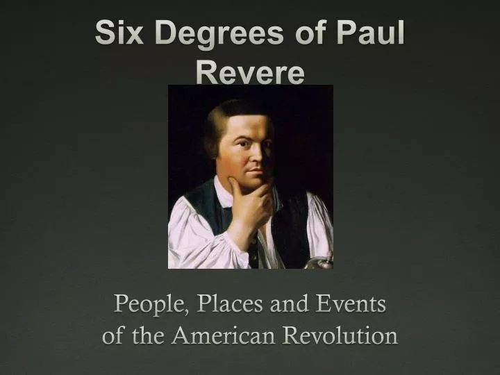 six degrees of paul revere