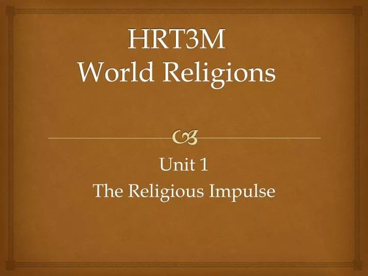 hrt3m world religions