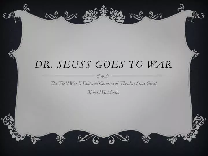 dr seuss goes to war