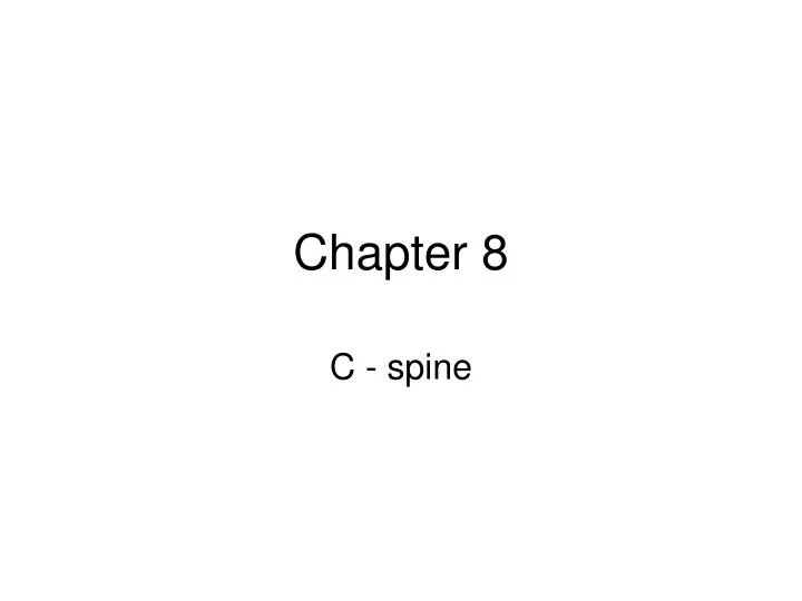 chapter 8